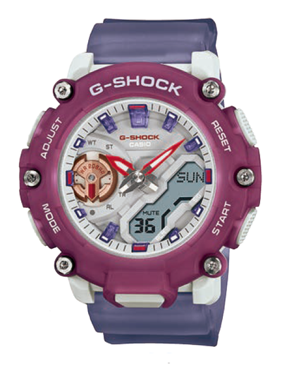 G-Shock 模拟数字树脂表带手表 GMAS2200PE-6A