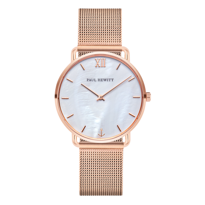 Paul Hewitt Miss Ocean Pearl RG Mesh Watch