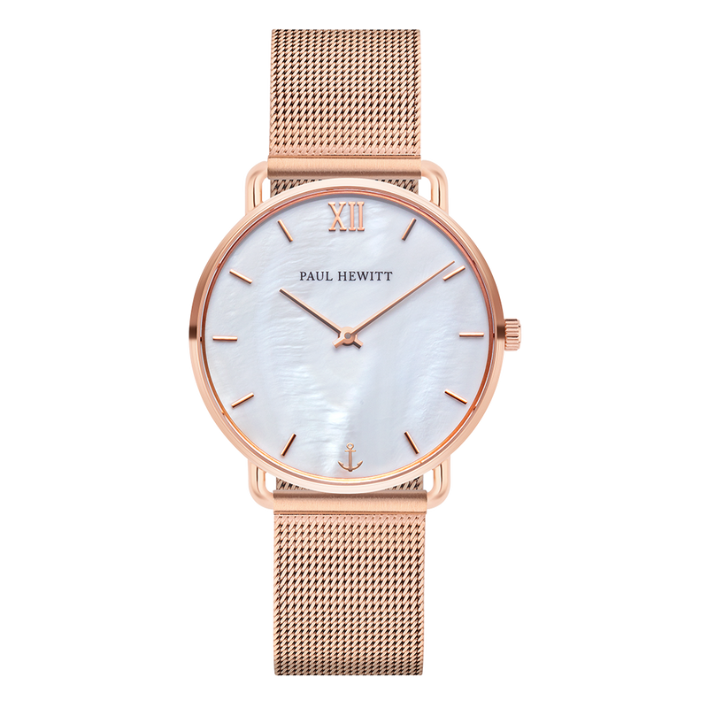 Paul Hewitt Miss Ocean Pearl RG Mesh Watch