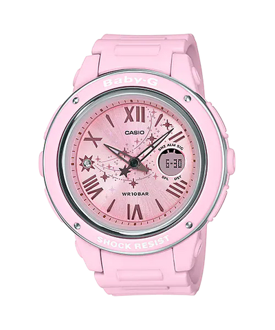 Baby-G Bright Shooting Stars Style Shining Crystal Watch BGA-150ST-4A