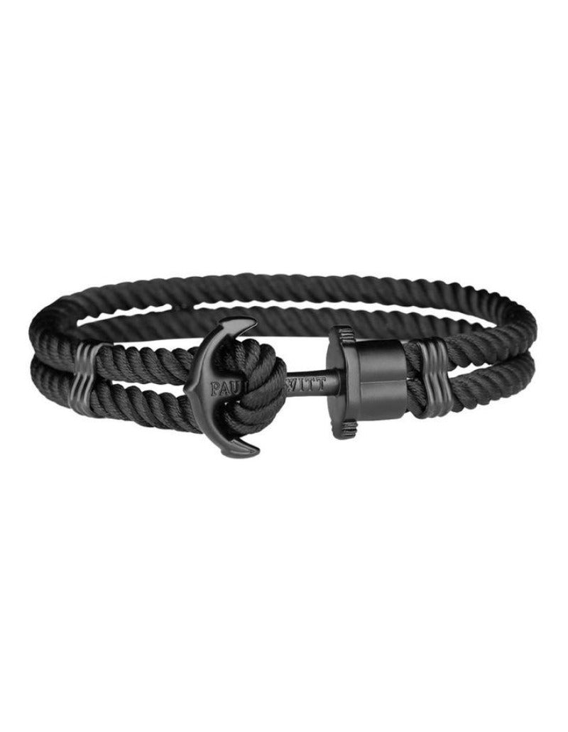 Paul Hewitt Phrep Nylon Black / Black Bracelet - XL