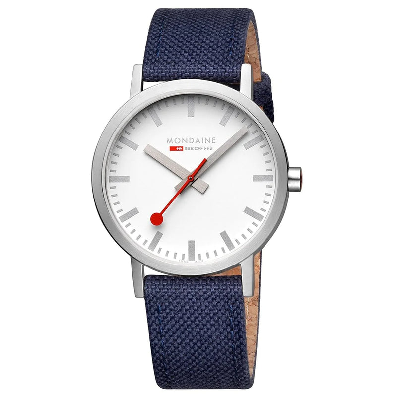 Mondaine Classic Modern Deep Ocean Blue Watch