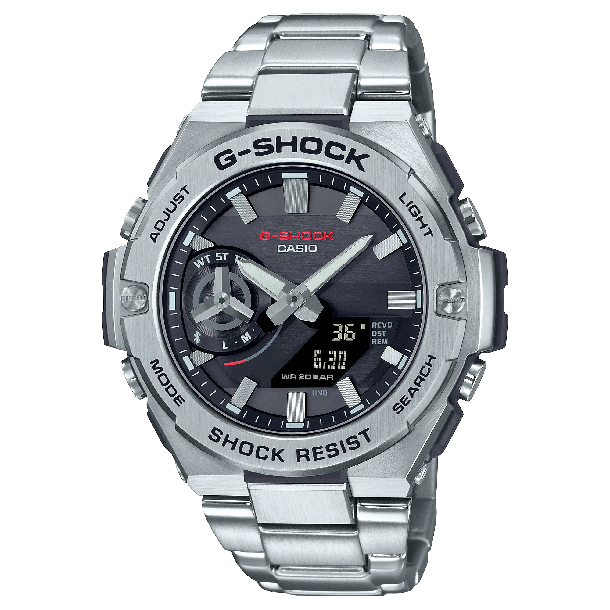 G-Shock Solar Stainless Steel Watch GSTB500D-1A