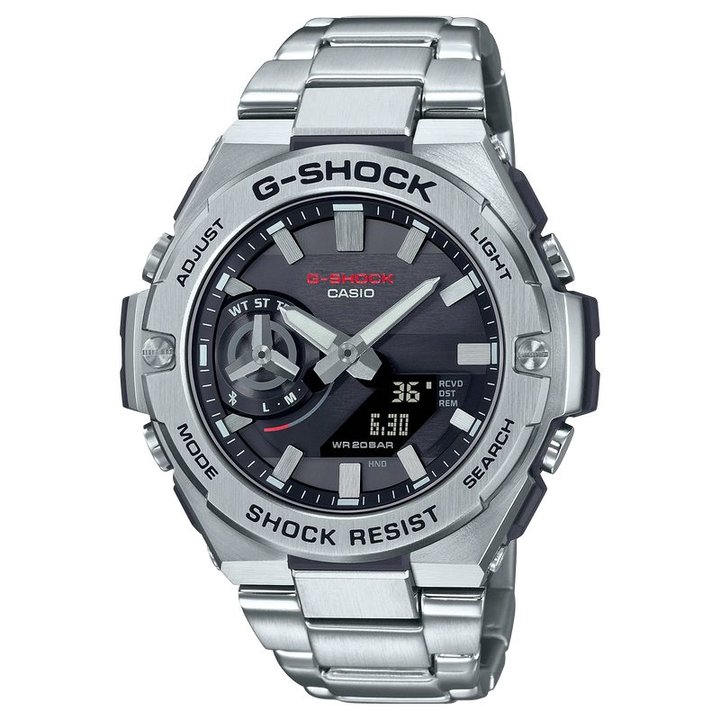 G-Shock 太阳能不锈钢手表 GSTB500D-1A