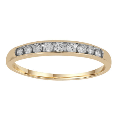 Ring with 0.2ct Diamond In 9K Gold