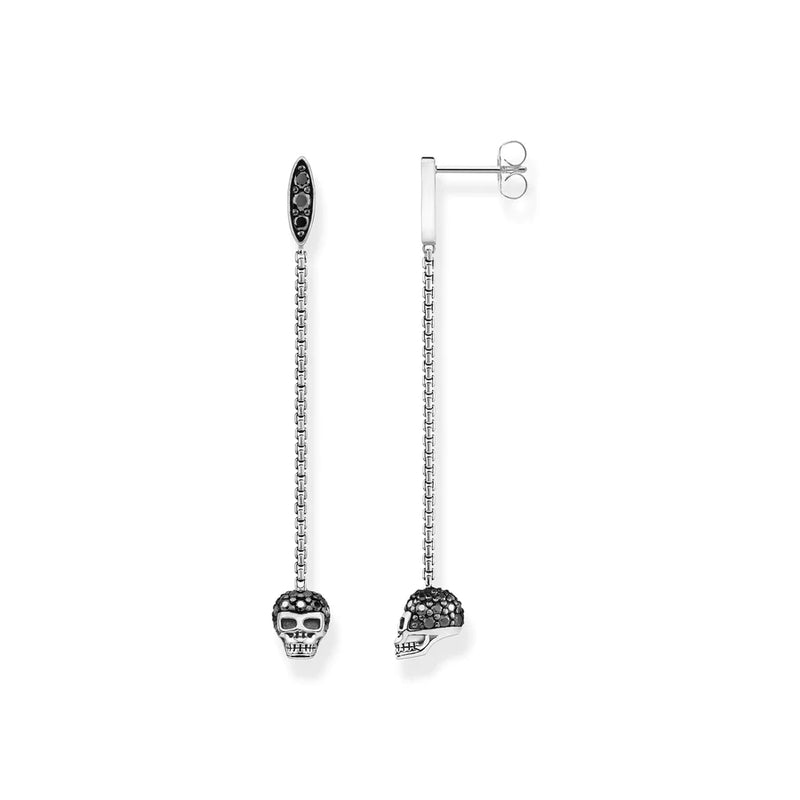 Thomas Sabo Earrings Skull Silver TH2164