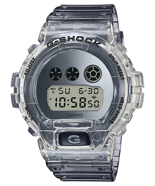 G-Shock Digital Skeleton Transparent Band Watch DW6900SK-1D