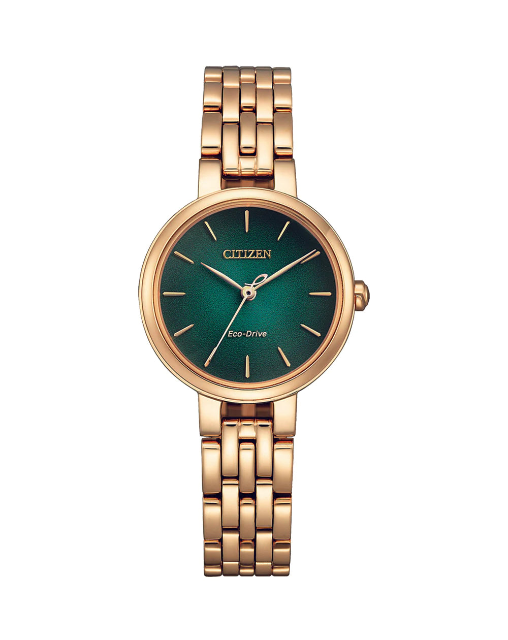 Citizen Eco-Drive Green Dial Womens Watch EM0993-82Z