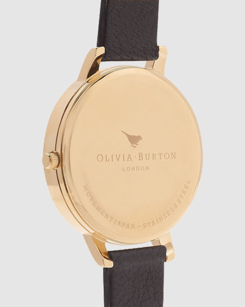 Olivia Burton Big Dial Gold Watch - Gold