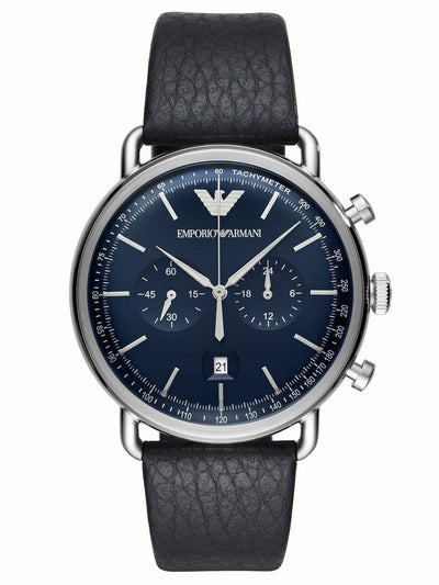 Emporio Armani  AR11105 Blue Dial Mens Watch