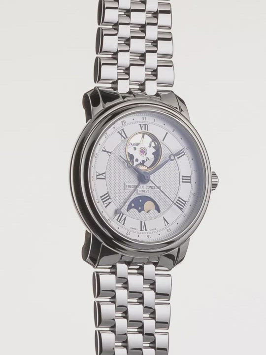 Frederique Constant Classics Heart Beat & Moonphase Watch FC-335MC4P6B2