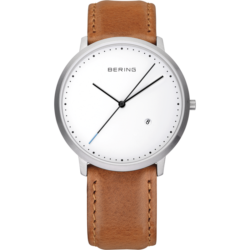 Bering Classic Minimalist Brown Watch