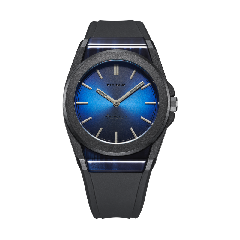 D1 Milano Carbonlite Blue 40.5mm Watch CLRJ04