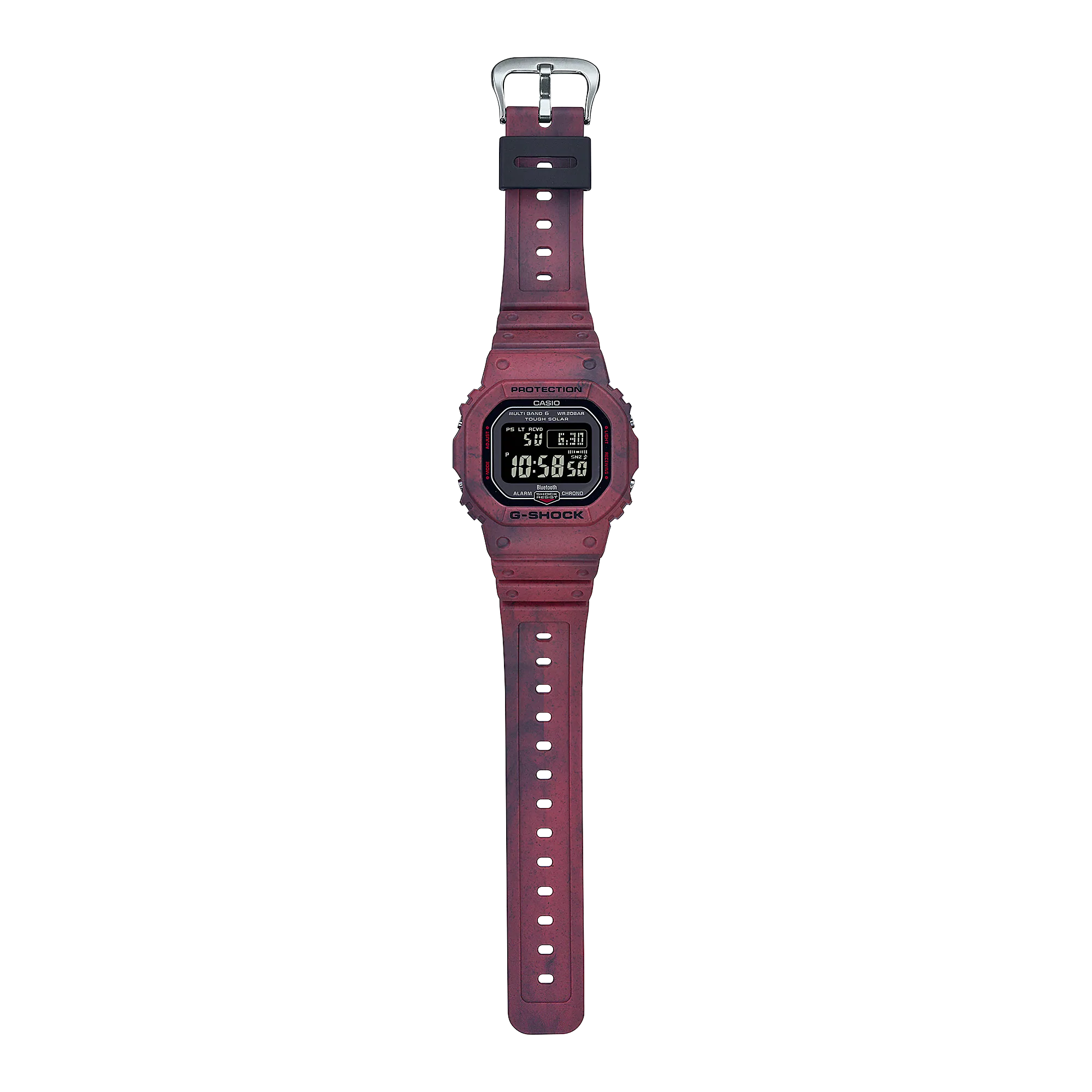 G-Shock Solar Red Resin Band Watch GWB5600SL-4D
