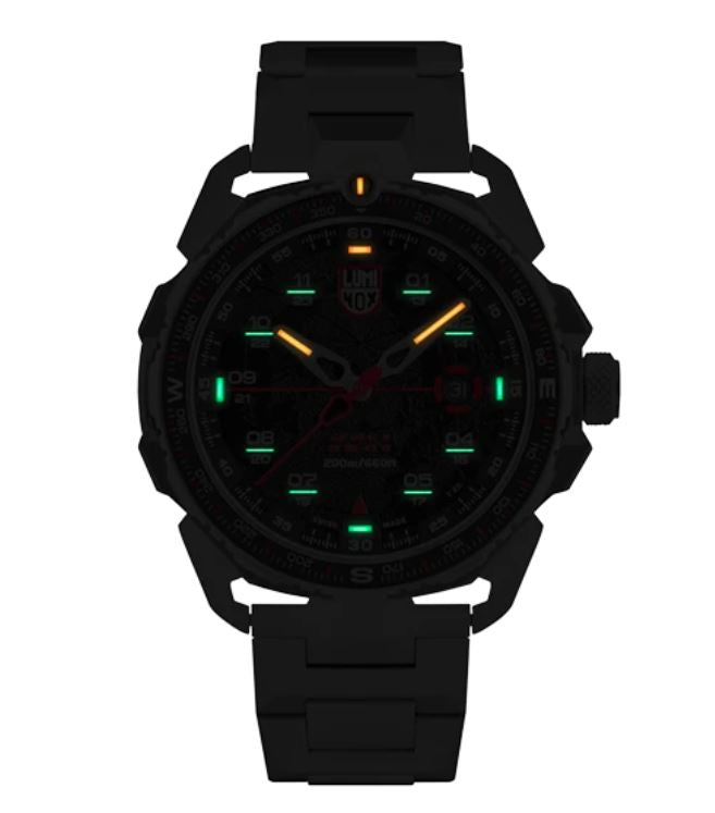 Luminox Ice-Sar Arctic 1200 Series Black Dial Stainless Steel Watch