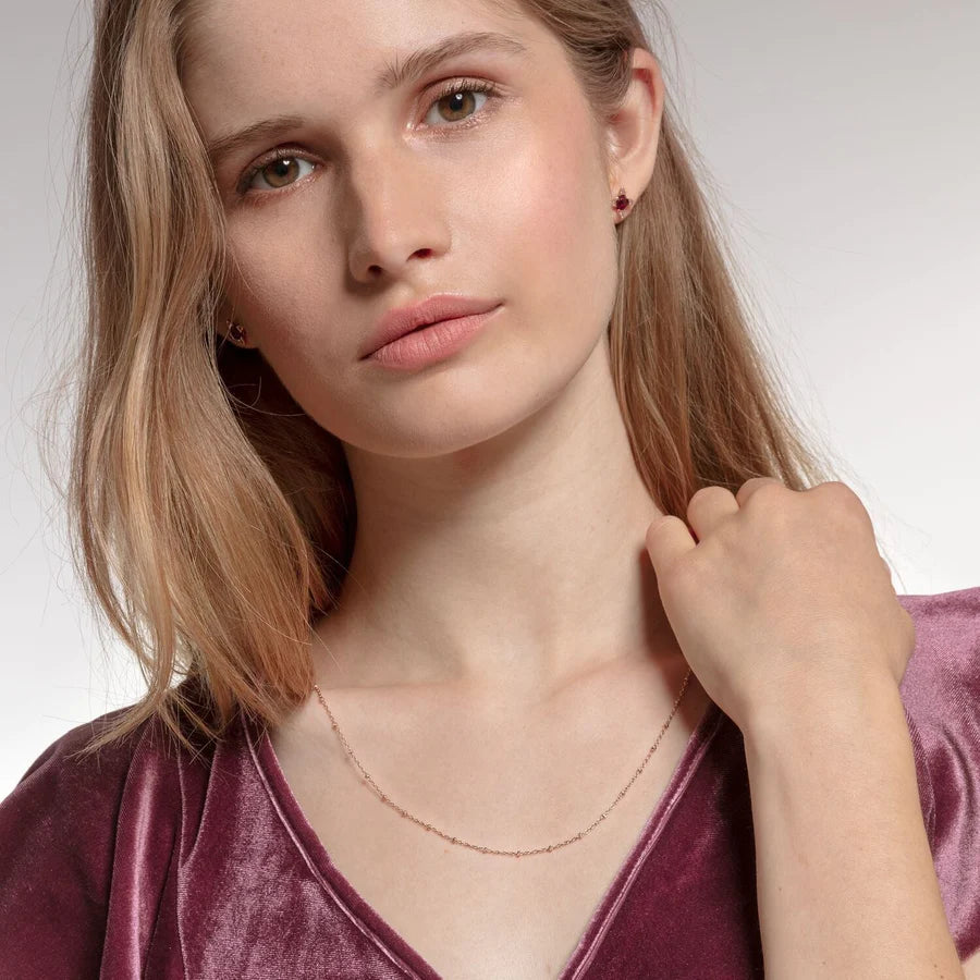 Thomas Sabo Rose Gold Plated Fine Ball Chain TKE1890R80