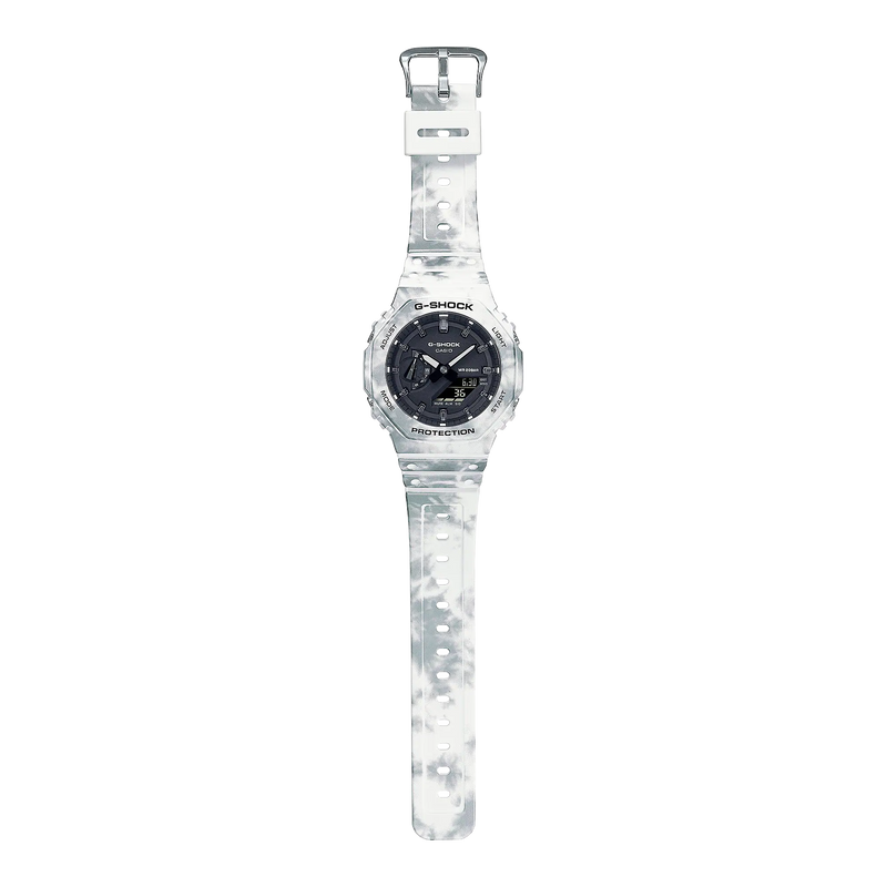 G-Shock  Digital Analog White Snow Band Watch GAE2100GC-7A