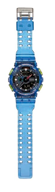 G-Shock Transparent Blue Resin Band Watch GA110JT-2A