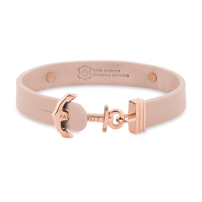 Paul Hewitt Signum Female Engraveable Rose Gold / Nude Bracelet - M