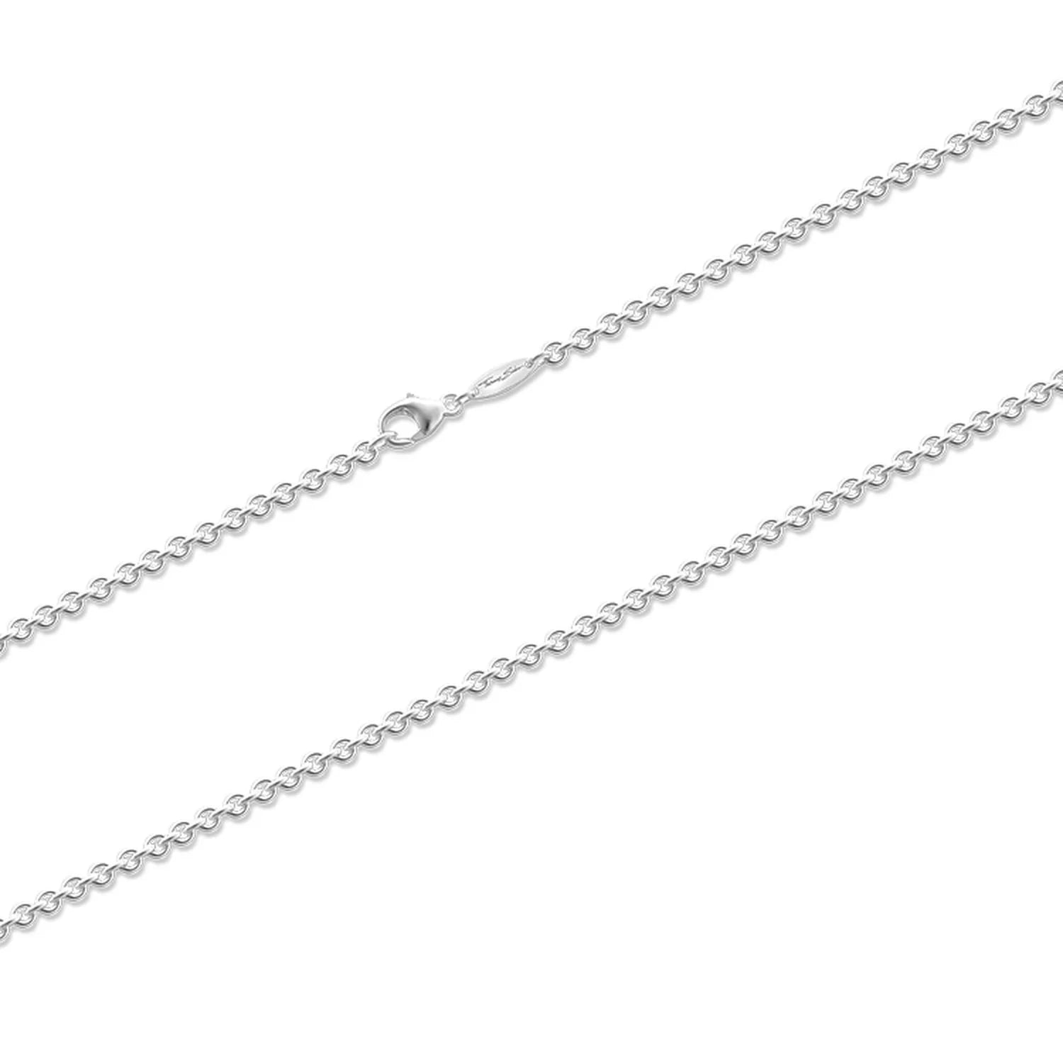 Thomas Sabo Silver Round Cable Necklace 90cm