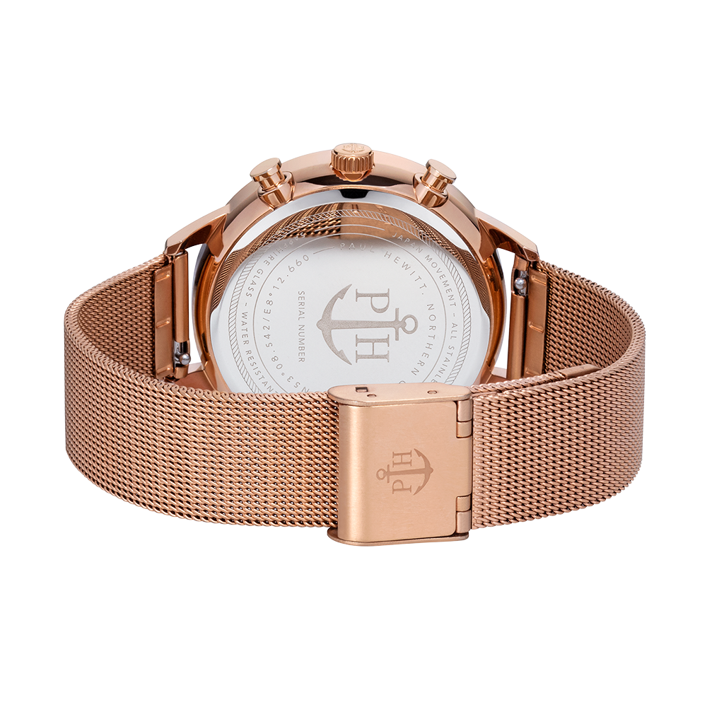 Paul Hewitt Everpulse Rose Gold Mesh Watch