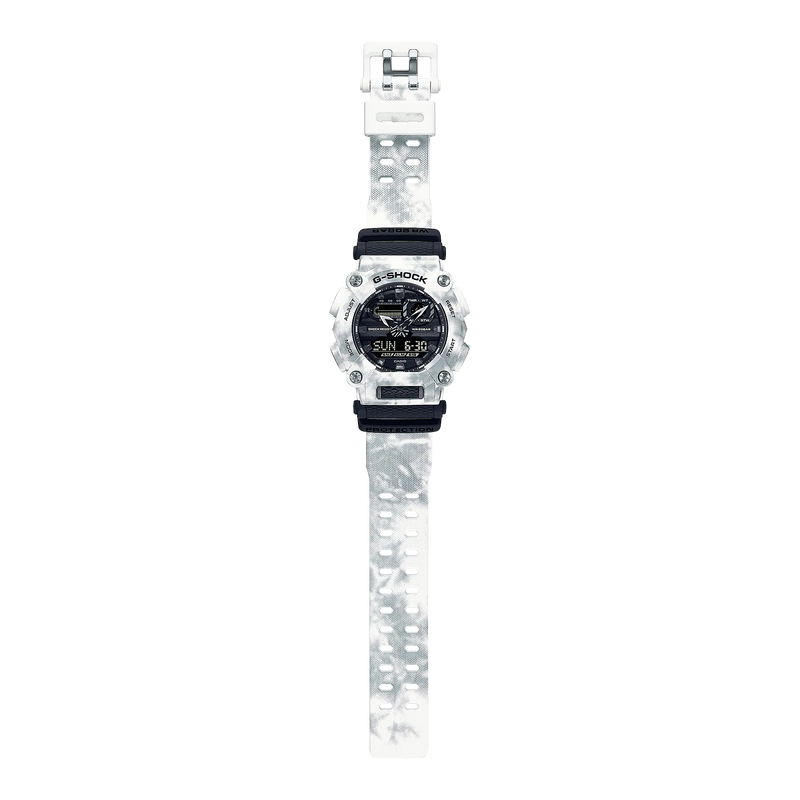 G-Shock Grunge Snow Camouflage with White Strap Watch GA900GC-7A