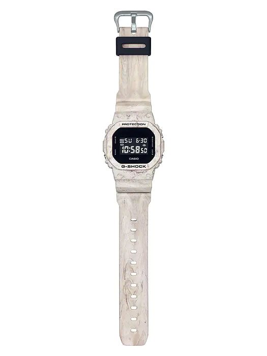 Baby-G 数字 5600 系列大理石树脂表带手表 DW5600WM-5D