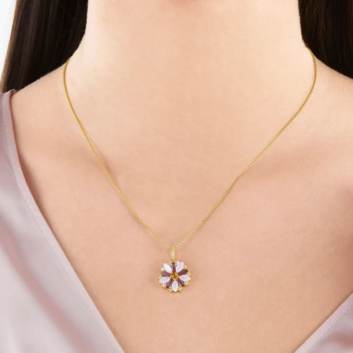 Thomas Sabo Flower Gold Necklace