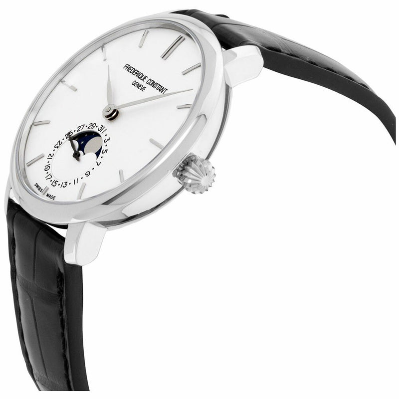 Frederique Constant Slimline Moonphase Silver Dial Mens Watch