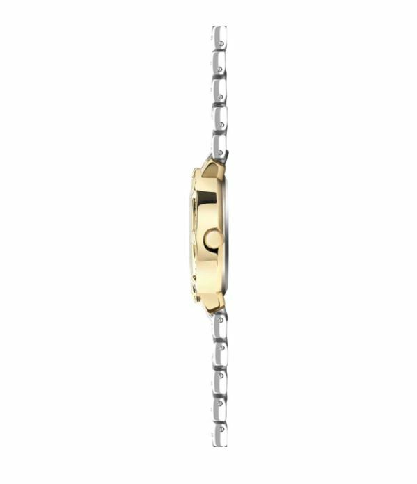 Sekonda Gold Case Silver Dial Womens Watch