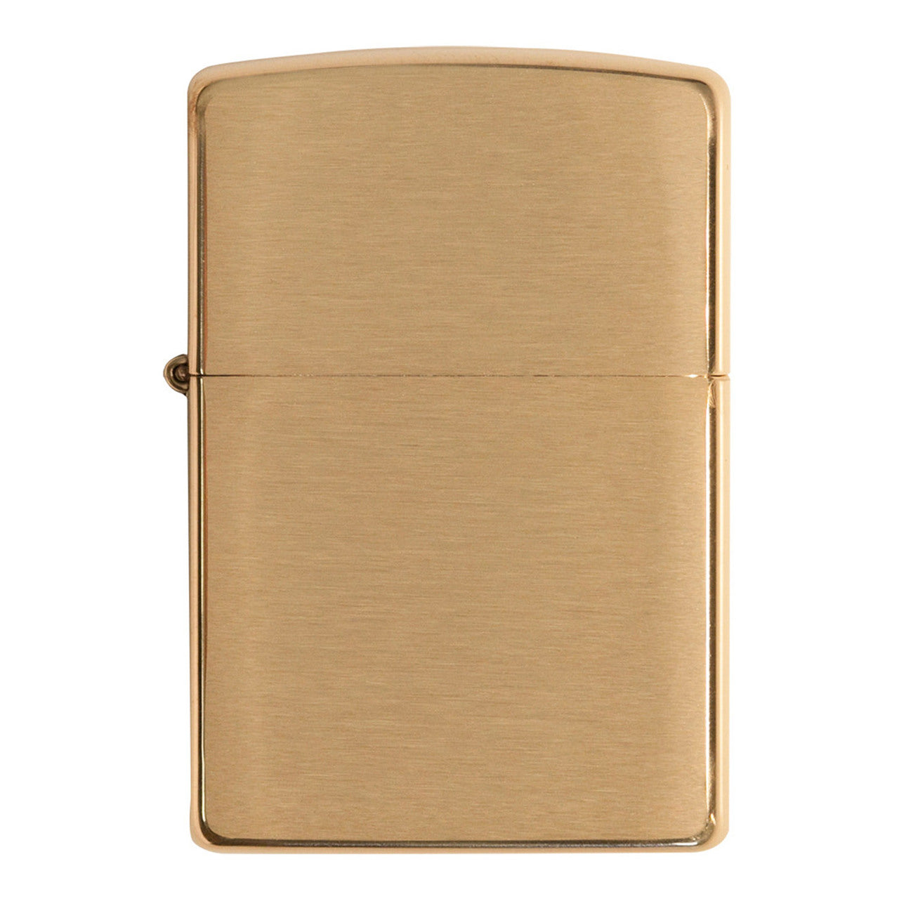 Zippo Brush Finish Brass Lighter 204B