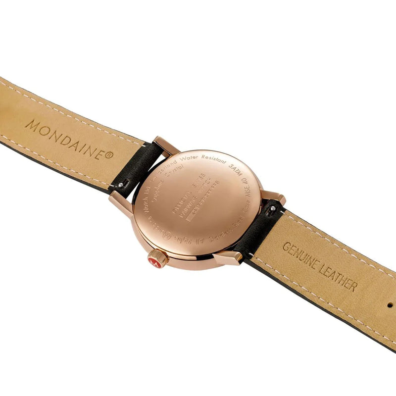 Mondaine Official EVO2 Rose Gold Toned and Black Watch