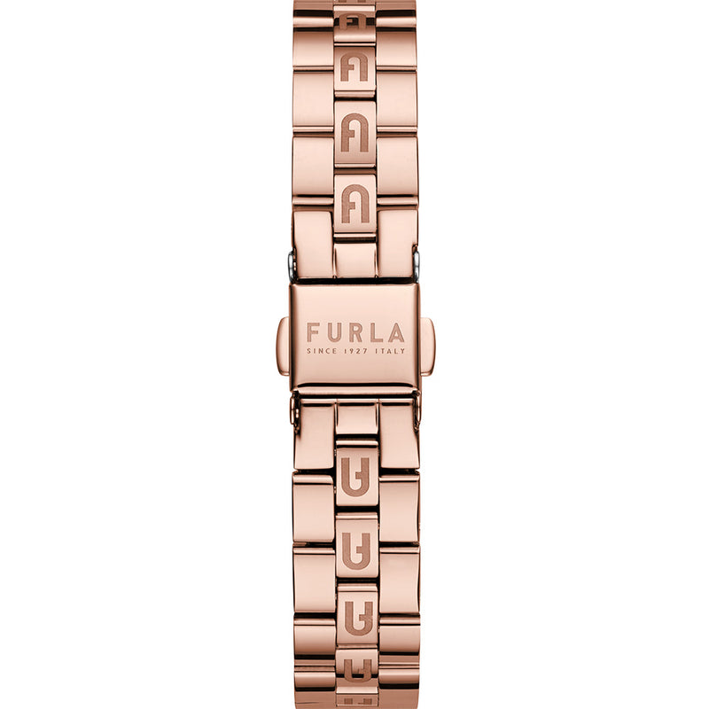 Furla Heritage Petite 玫瑰金女士手表 WW00033002L3