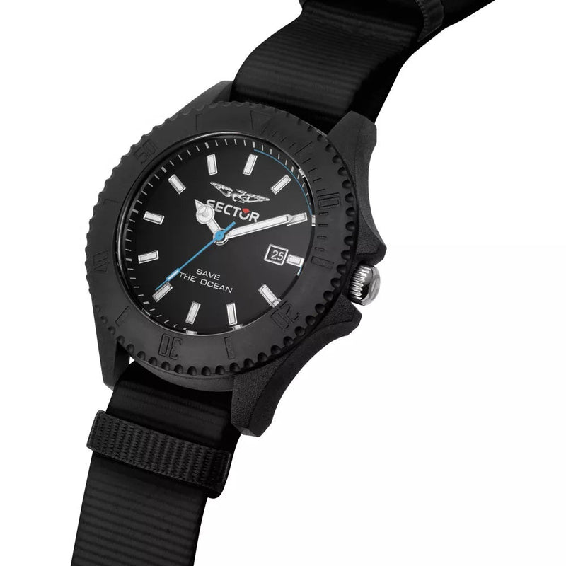 Sector Save The Ocean Nato Black Watch R3251539002