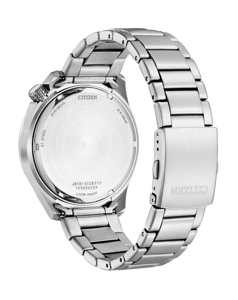 Citizen Eco-Drive Mens Axiom Series Diamond Black Ion Bracelet Watch  AU1065-58G - Inventory Adjusters