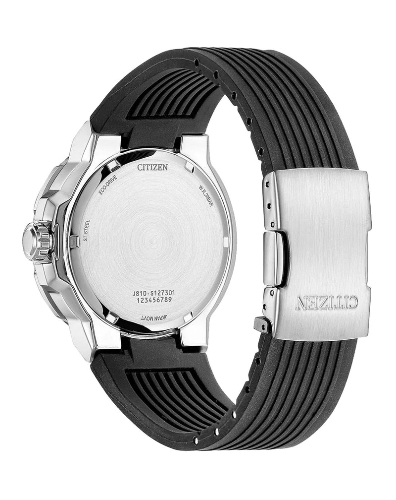 Citizen Eco Drive Strap Silver Dial Watch AW1429-00A