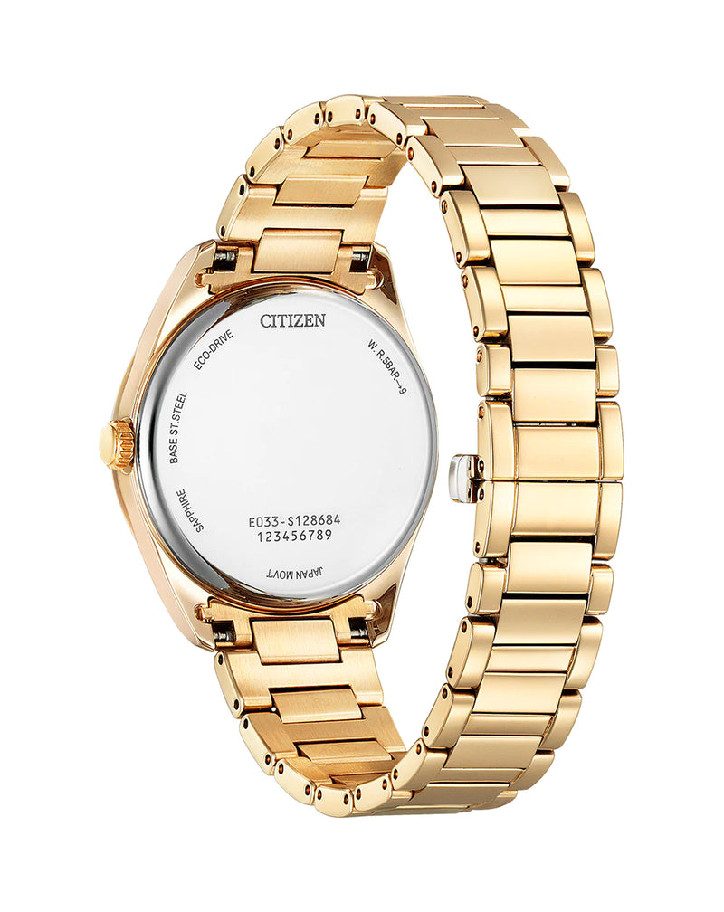 Citizen White Dial Womens Watch EM0973-55A