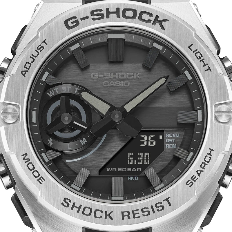 G-Shock G-Steel 太阳能不锈钢表带手表 GSTB500D-1A1