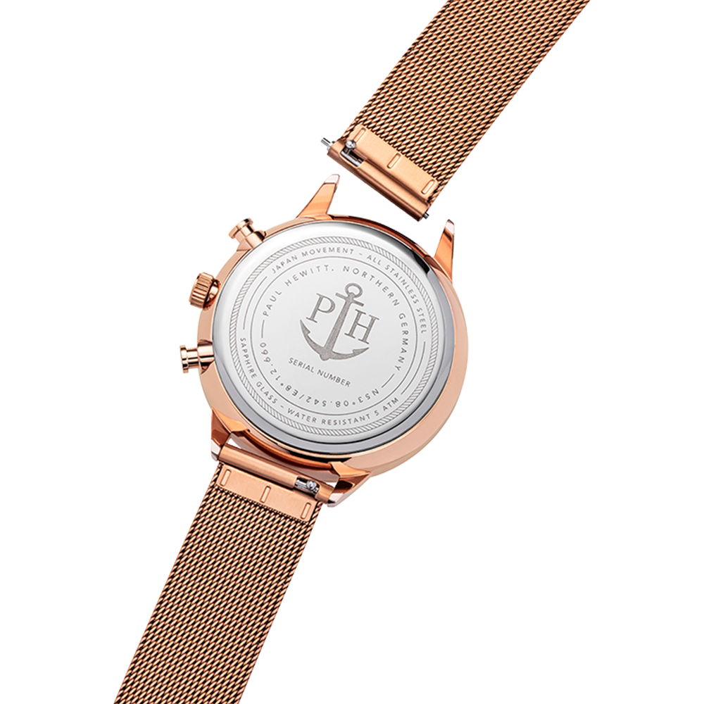 Paul Hewitt Everpulse Rose Gold Mesh Watch