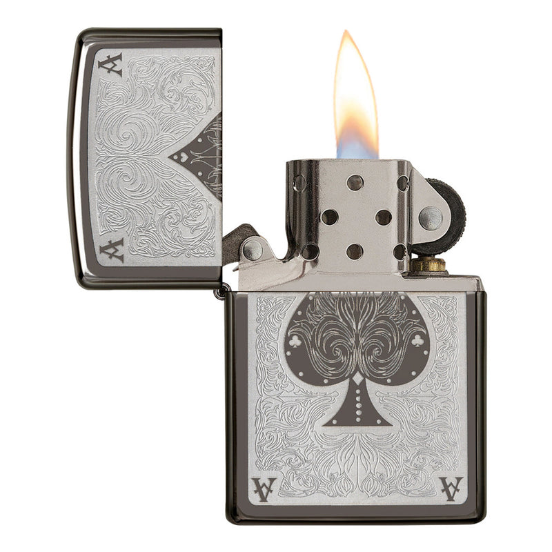 Zippo 28323 Lucky Ace 黑冰打火机