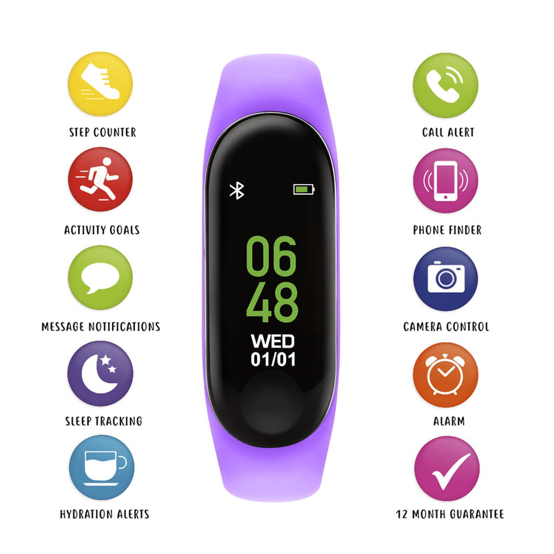 Tikkers Activity Tracker in Purple TKS01-0009