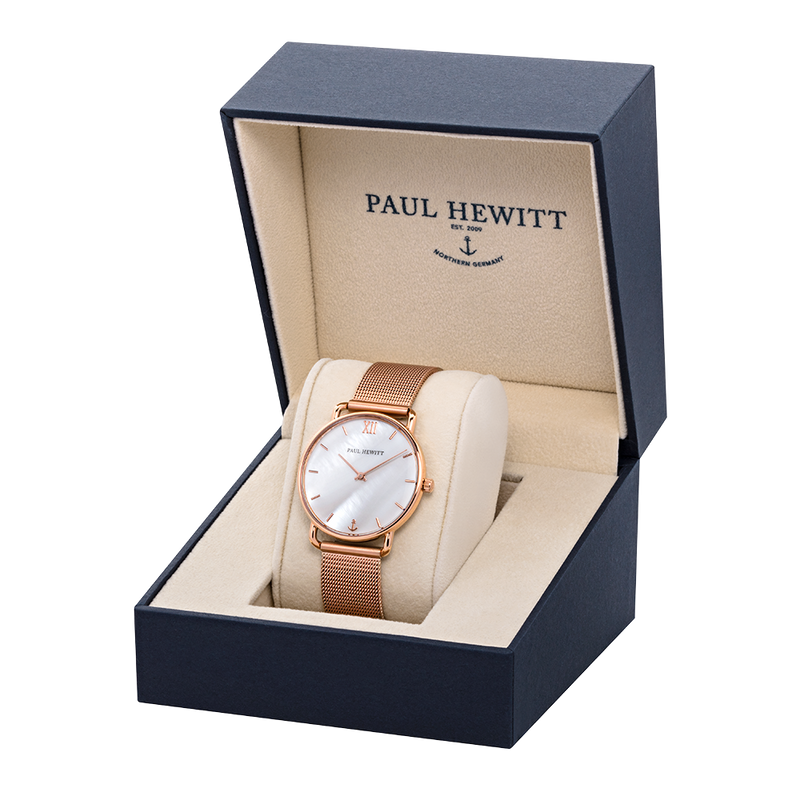 Paul Hewitt Miss Ocean Pearl RG Mesh Watch