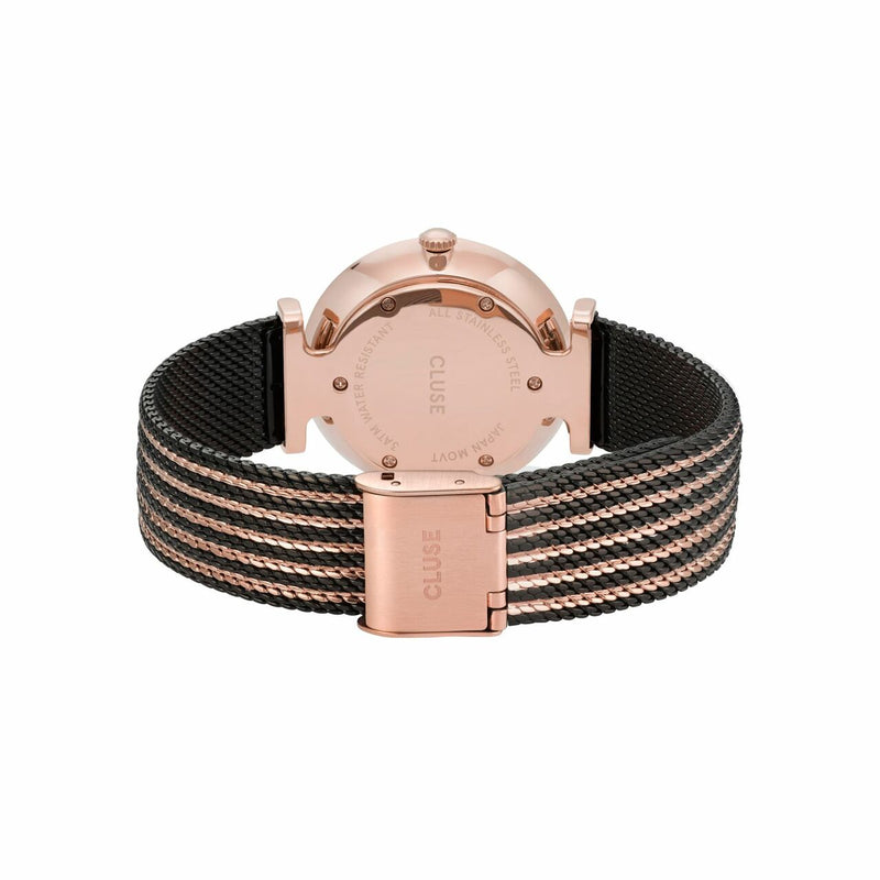 CLUSE Triomphe Mesh Bicolour Rose Gold Watch CW0101208005