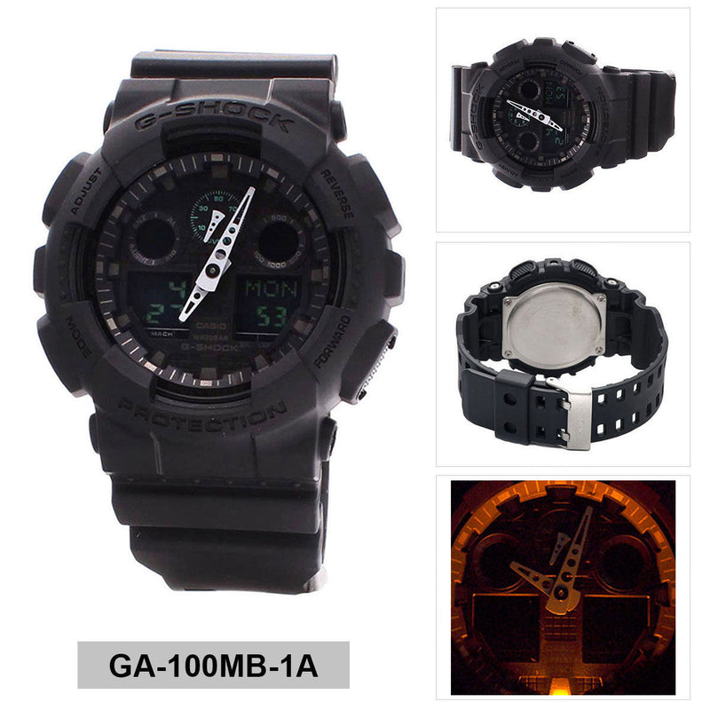 卡西欧 G-Shock GA100MB-1A 模拟数字男式手表