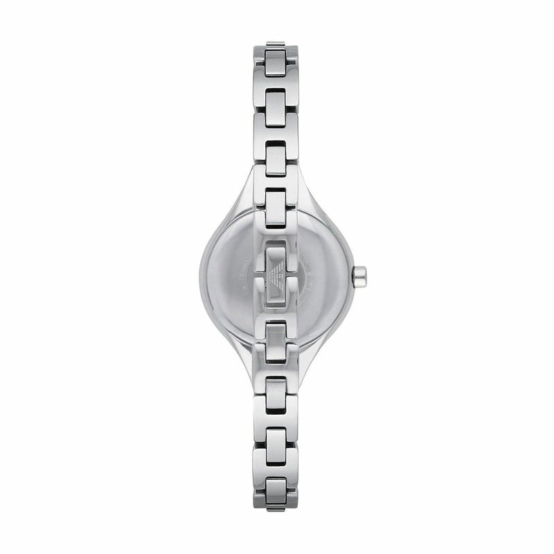 Emporio Armani Women's Silver Watch with Mother of Pearl Dial AR7425