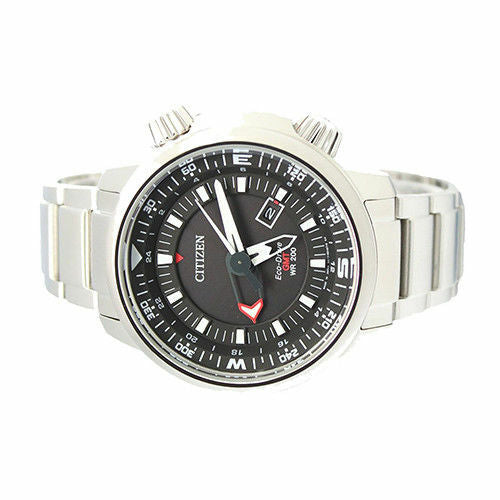 Citizen Eco-Drive Promaster Gmt 200M Bj7081-51E Mens Watch