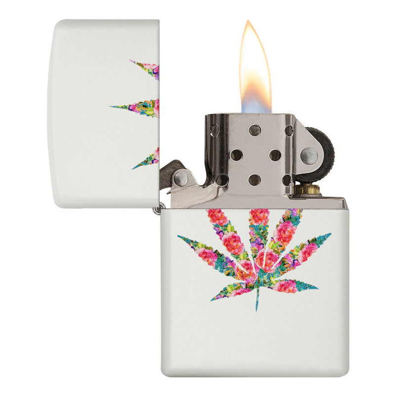 Zippo 花卉杂草设计打火机 99730 