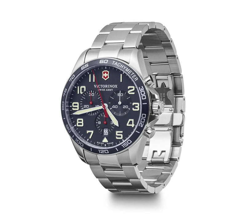 Victorinox Fieldforce Chrono Blue Dial Mens Watch 241857