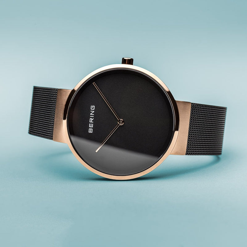 Bering Classic Brushed Gold 39mm Watch