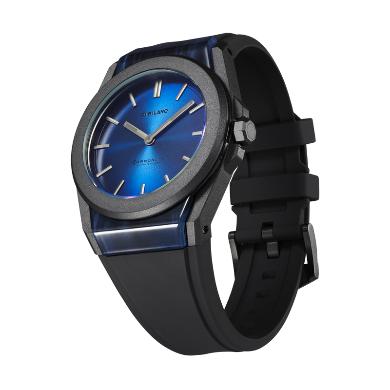 D1 Milano Carbonlite Blue 40.5mm Watch CLRJ04